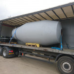 Truck mixer drum with durable steel construction