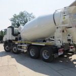 Concrete truck mixer on construction site Northern Ireland