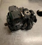 Rebuilt hydraulic pump on test bench